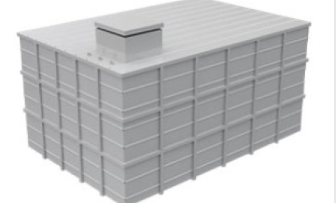 Bể nước inox đặt nối